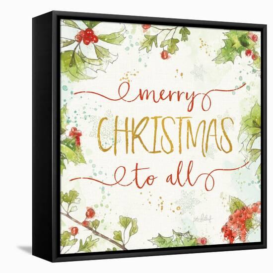 Christmas Sentiments IV-Katie Pertiet-Framed Stretched Canvas