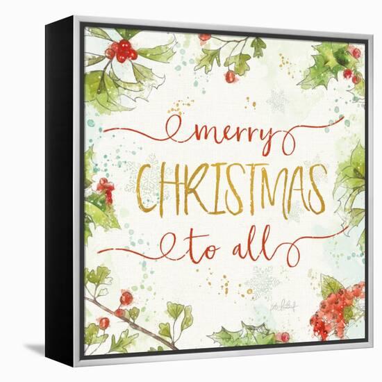 Christmas Sentiments IV-Katie Pertiet-Framed Stretched Canvas