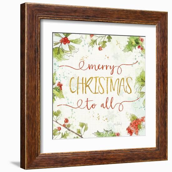 Christmas Sentiments IV-Katie Pertiet-Framed Art Print