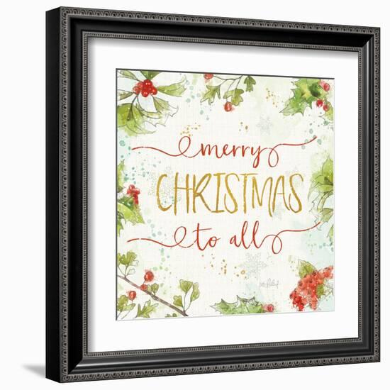 Christmas Sentiments IV-Katie Pertiet-Framed Art Print