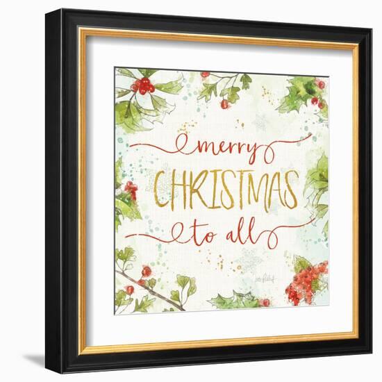 Christmas Sentiments IV-Katie Pertiet-Framed Art Print