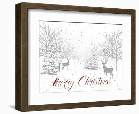 Christmas Silver 1-Jean Plout-Framed Giclee Print