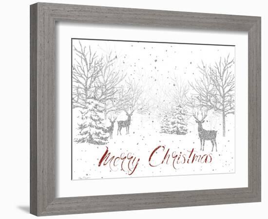 Christmas Silver 1-Jean Plout-Framed Giclee Print