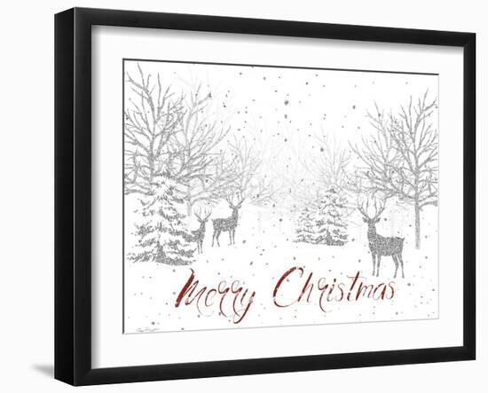 Christmas Silver 1-Jean Plout-Framed Giclee Print