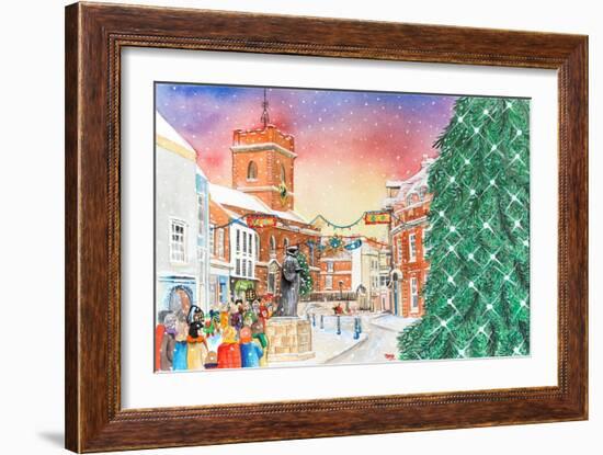 Christmas Singers-Tony Todd-Framed Giclee Print