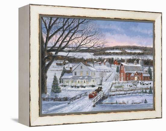 Christmas Sleigh Ride-Bob Fair-Framed Premier Image Canvas