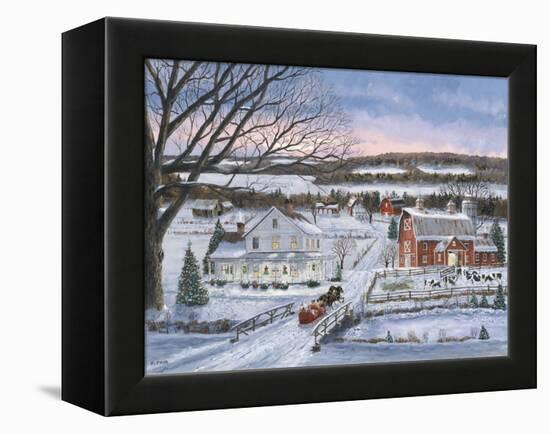 Christmas Sleigh Ride-Bob Fair-Framed Premier Image Canvas