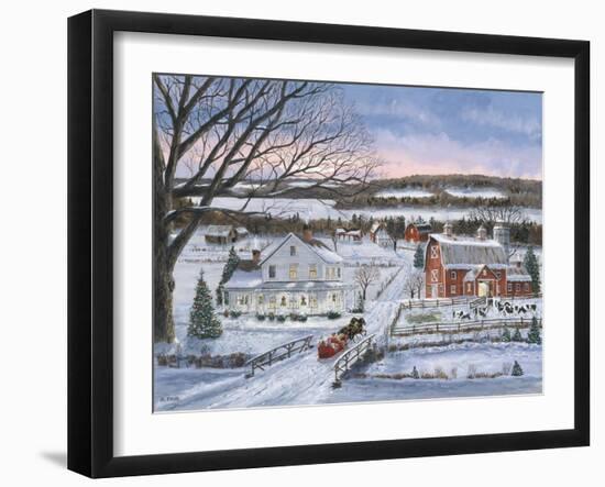 Christmas Sleigh Ride-Bob Fair-Framed Giclee Print