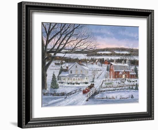 Christmas Sleigh Ride-Bob Fair-Framed Giclee Print