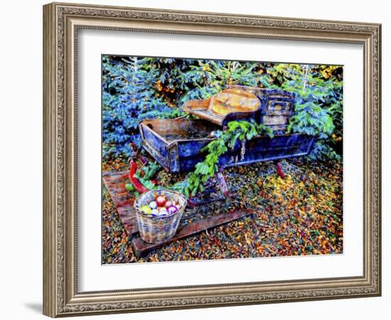 Christmas Sleigh Tradition-Dorothy Berry-Lound-Framed Giclee Print