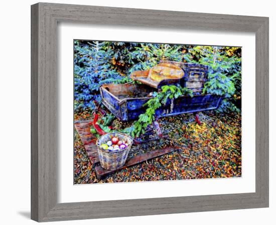 Christmas Sleigh Tradition-Dorothy Berry-Lound-Framed Giclee Print