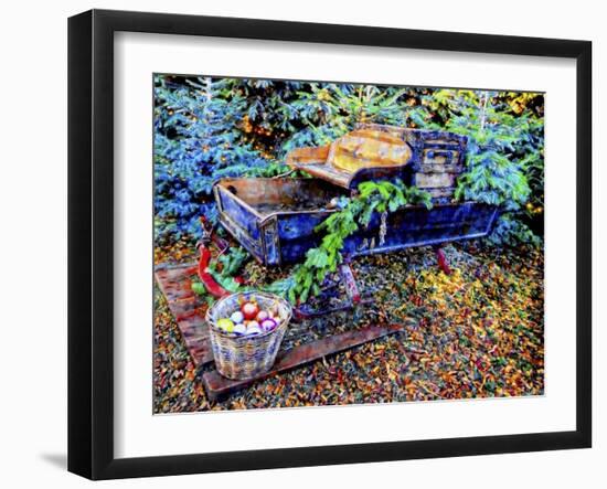 Christmas Sleigh Tradition-Dorothy Berry-Lound-Framed Giclee Print