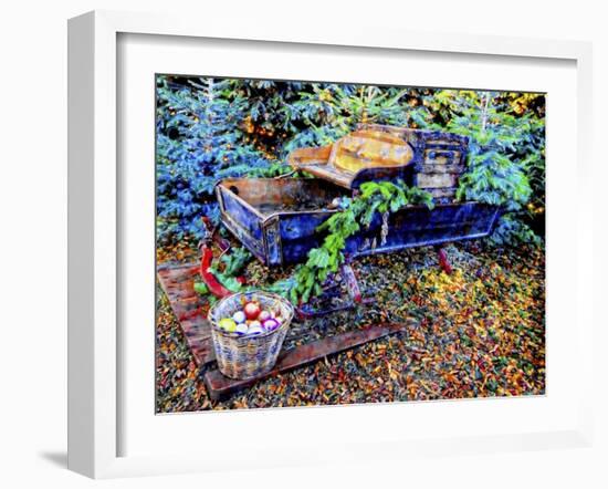 Christmas Sleigh Tradition-Dorothy Berry-Lound-Framed Giclee Print