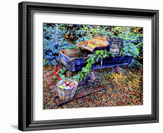 Christmas Sleigh Tradition-Dorothy Berry-Lound-Framed Giclee Print