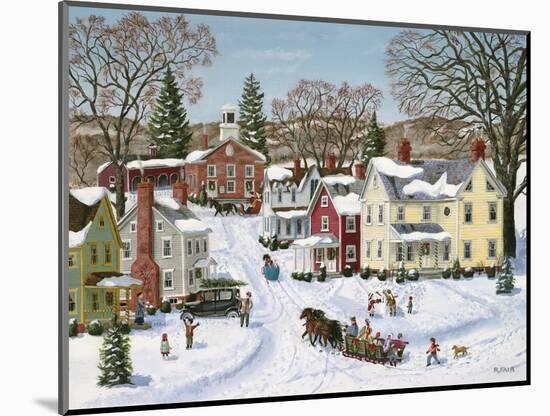 Christmas Sleigh-Bob Fair-Mounted Giclee Print