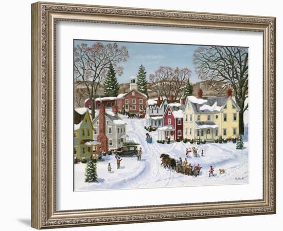 Christmas Sleigh-Bob Fair-Framed Giclee Print