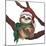 Christmas Sloth I-Elizabeth Medley-Mounted Art Print