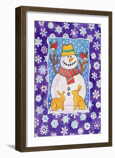 Christmas Snowflakes, 1995-Cathy Baxter-Framed Giclee Print