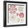 Christmas Snowflakes-PI Studio-Framed Art Print