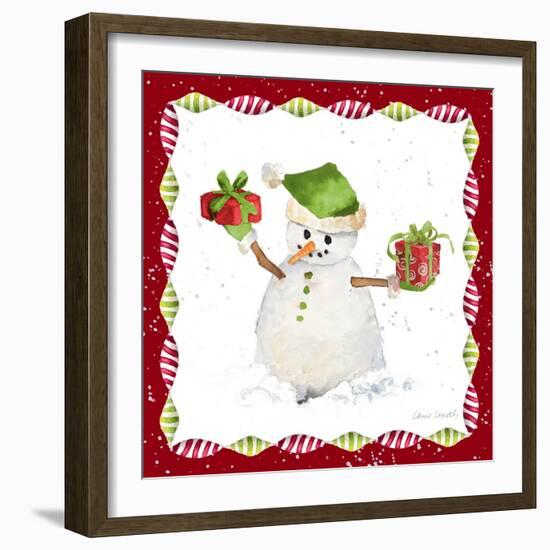 Christmas Snowman I-Lanie Loreth-Framed Art Print