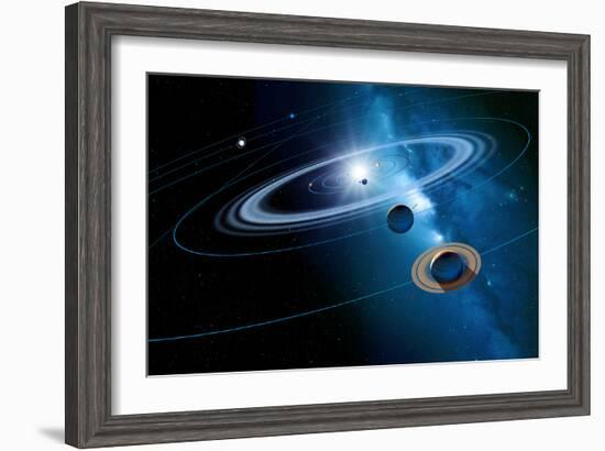 Christmas Star As Planetary Conjunction-Detlev Van Ravenswaay-Framed Photographic Print