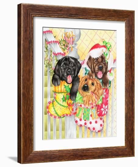 Christmas Stocking Fillers-Karen Middleton-Framed Giclee Print