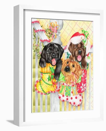 Christmas Stocking Fillers-Karen Middleton-Framed Giclee Print