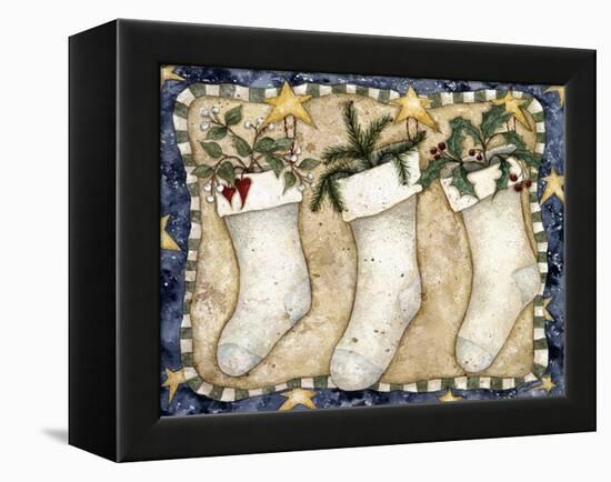 Christmas Stockings-Robin Betterley-Framed Premier Image Canvas