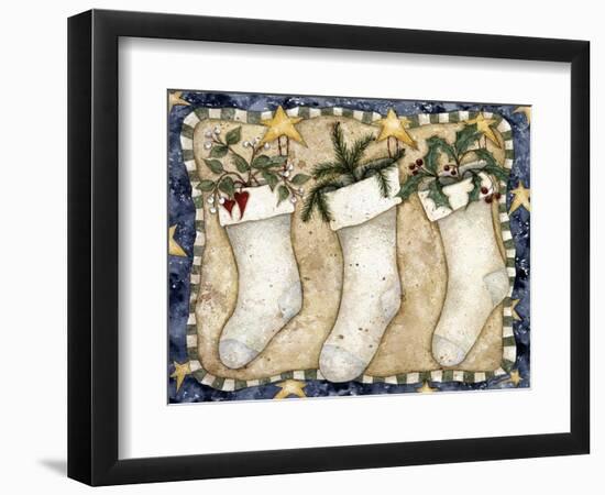 Christmas Stockings-Robin Betterley-Framed Giclee Print