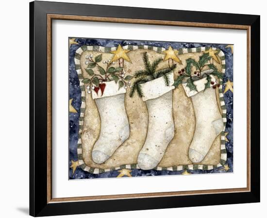 Christmas Stockings-Robin Betterley-Framed Giclee Print