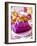 Christmas Table Setting in Violet and Gold-Alexander Van Berge-Framed Photographic Print