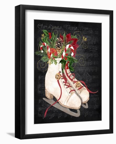 Christmas Time Ice Skates-Jean Plout-Framed Giclee Print