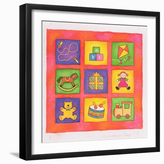 Christmas Toys-Cathy Baxter-Framed Giclee Print