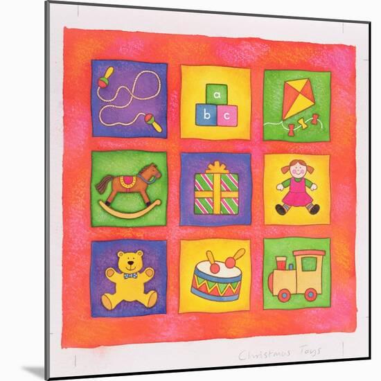 Christmas Toys-Cathy Baxter-Mounted Giclee Print