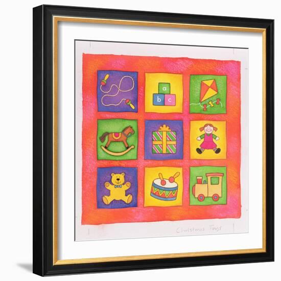 Christmas Toys-Cathy Baxter-Framed Giclee Print