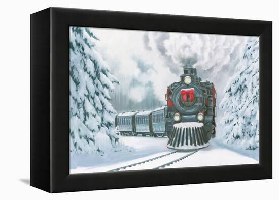 Christmas Train-Wellington Studio-Framed Stretched Canvas