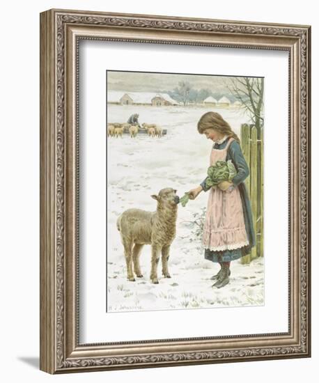 Christmas Treat-Henry Johnstone-Framed Giclee Print