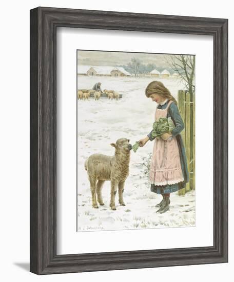 Christmas Treat-Henry Johnstone-Framed Giclee Print