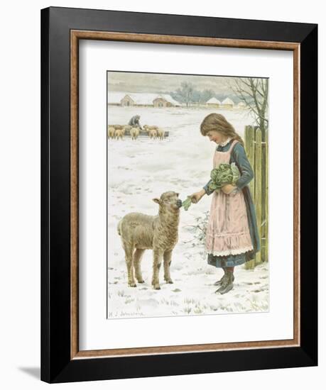 Christmas Treat-Henry Johnstone-Framed Giclee Print