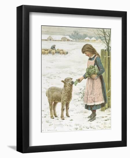 Christmas Treat-Henry Johnstone-Framed Giclee Print