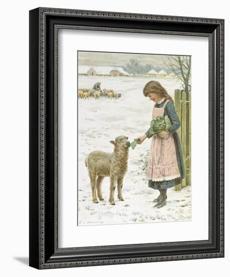 Christmas Treat-Henry Johnstone-Framed Giclee Print