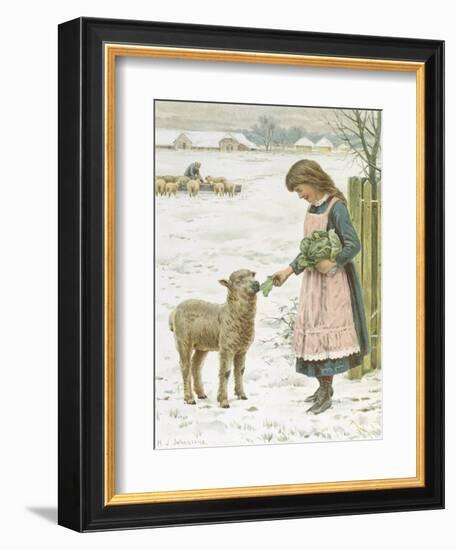 Christmas Treat-Henry Johnstone-Framed Giclee Print