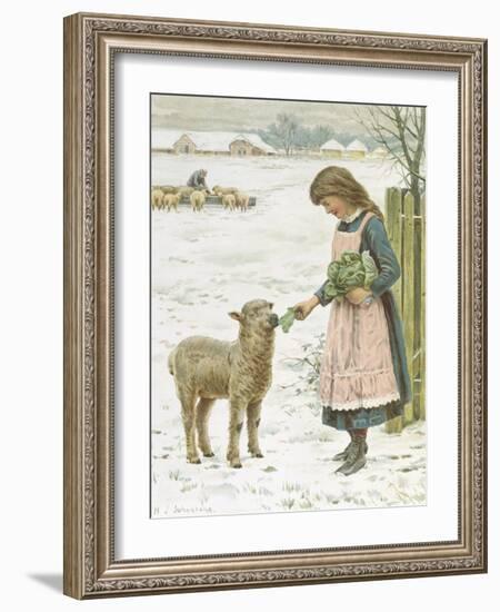 Christmas Treat-Henry Johnstone-Framed Giclee Print