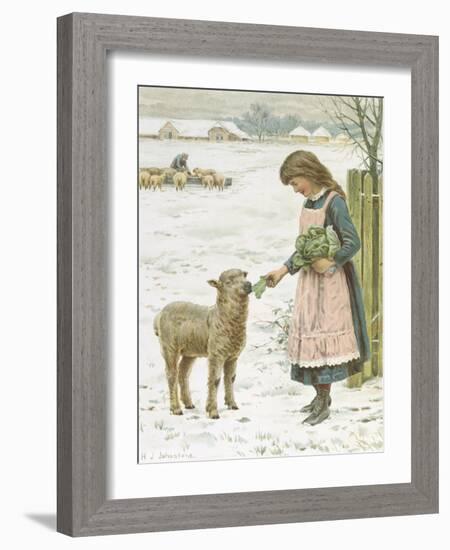 Christmas Treat-Henry Johnstone-Framed Giclee Print