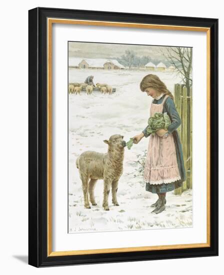 Christmas Treat-Henry Johnstone-Framed Giclee Print