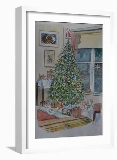 Christmas Tree, 2009,( Watercolor)-Anthony Butera-Framed Giclee Print