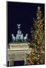 Christmas Tree and Brandenburg Gate-Jon Hicks-Mounted Photographic Print