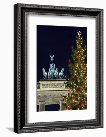 Christmas Tree and Brandenburg Gate-Jon Hicks-Framed Photographic Print