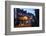 Christmas Tree and Market Place at Dusk-Mark Sunderland-Framed Photographic Print