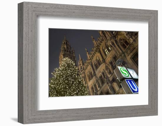 Christmas Tree at Neues Rathaus in Munich-Jon Hicks-Framed Photographic Print